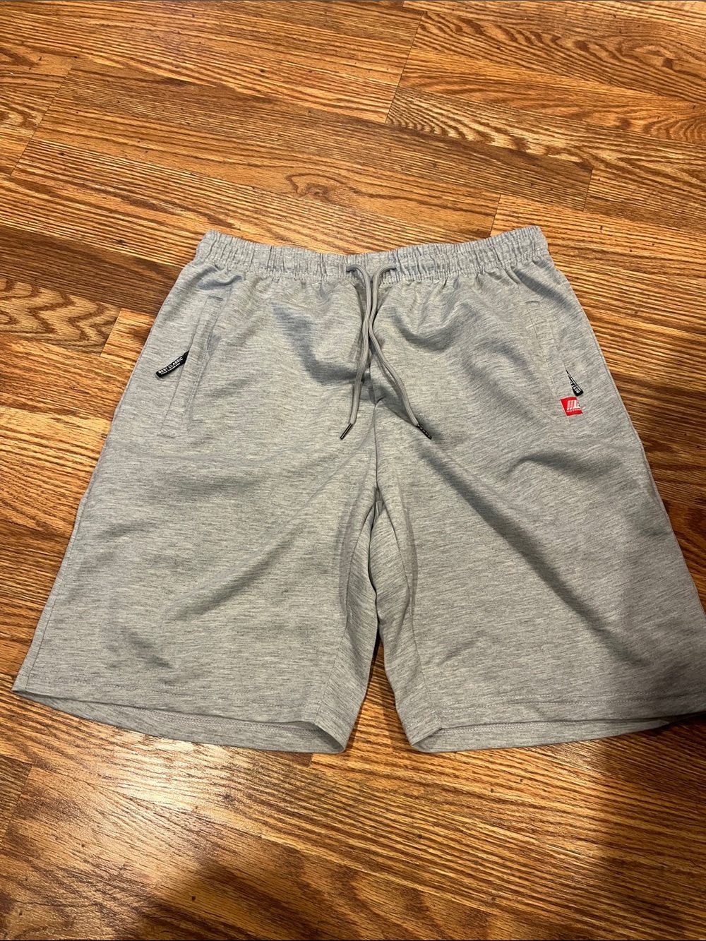 Vogue Light Gray Athletic Drawstring Shorts